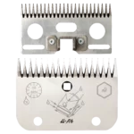 LISCOP Schermesser Rind LC A 6 – Obermesser 24 Zähne, Untermesser 18 Zähne, 75 mm, ca. 3 mm