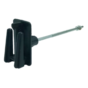 Distanzisolator WI 12006 / 180 / 2 mit M6-Gewinde für Band & Litze