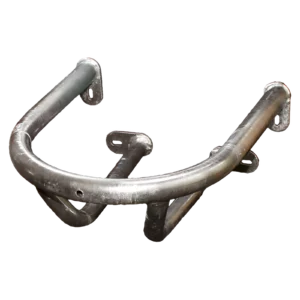 Schutzbügel für Tränkebecken, verzinkter Stahl, Rohr 33,7 mm, 500×400×300 mm