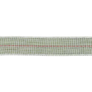 Weidezaunband ECO 20, weiß mit rotem Faden, 20 mm, 200 m Rolle