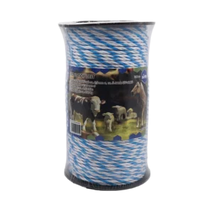 Weidezaunkordel WZ 65 TOP LEIT mit 6 Edelstahlleitern – 650 kg auf Trommel