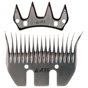 LI A 55 Schafschermesser 4/17 Zähne, 89 mm – für feine Wolle (Scherkopf V)